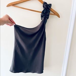 Parker silk asymmetric top